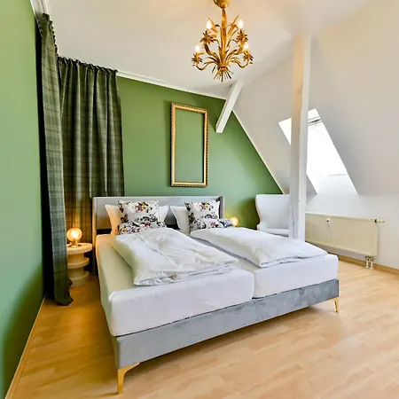 Premium Quartier Clara , Karl Und Fritz Auf Dem Kaßberg Mit Eigenem Stellplatz Chemnitz